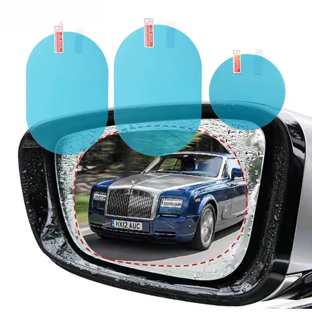 Anti Glare Car Rearview Mirror Film - 2/4pcs Universal Anti-Fog Anti-glare Rainproof Car