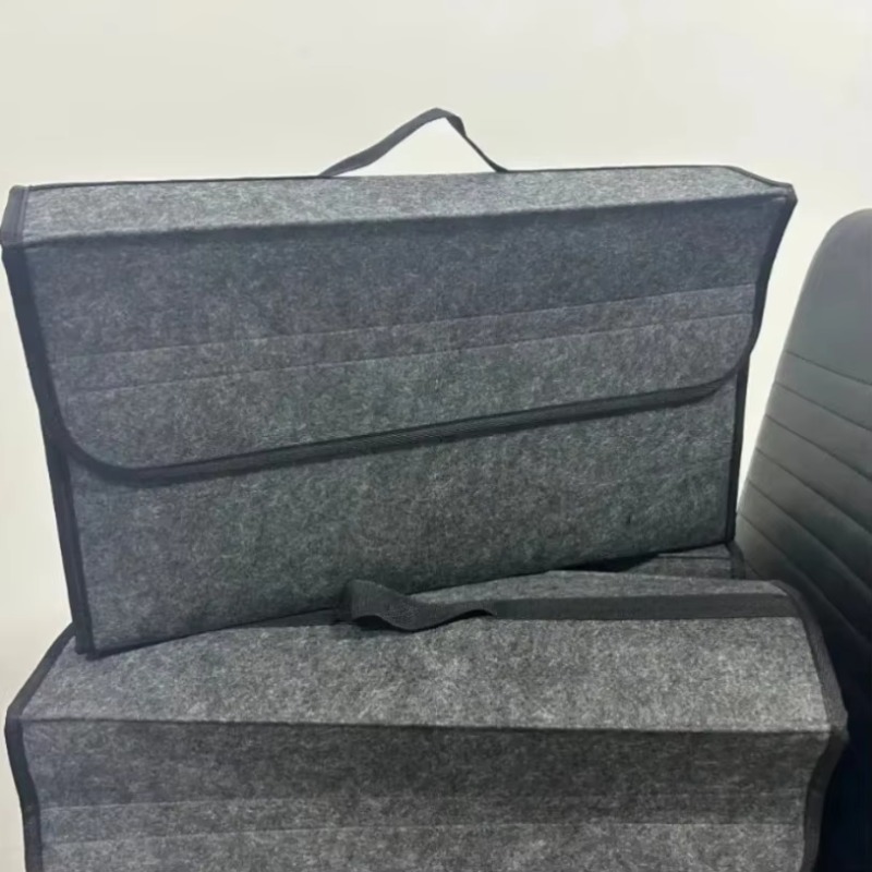 Car Trunk Organizer Foldable Storage Box - Car Trunk Organizer Felt Foldable Storage