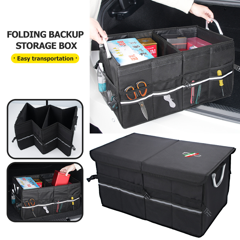 Car Trunk Organizer Foldable Storage Box - Foldable Car Trunk Storage Box Oxford