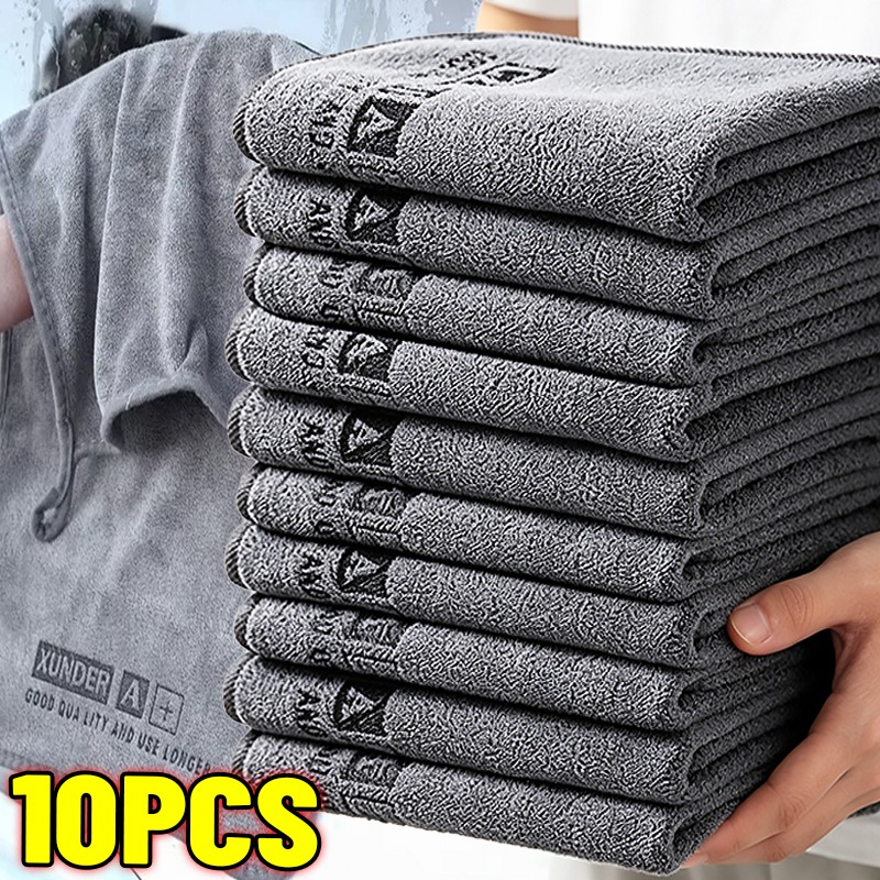 Microfiber Car Drying Towel Super Absorbent - 10/1PCS Double Sided Car Wash Microfiber