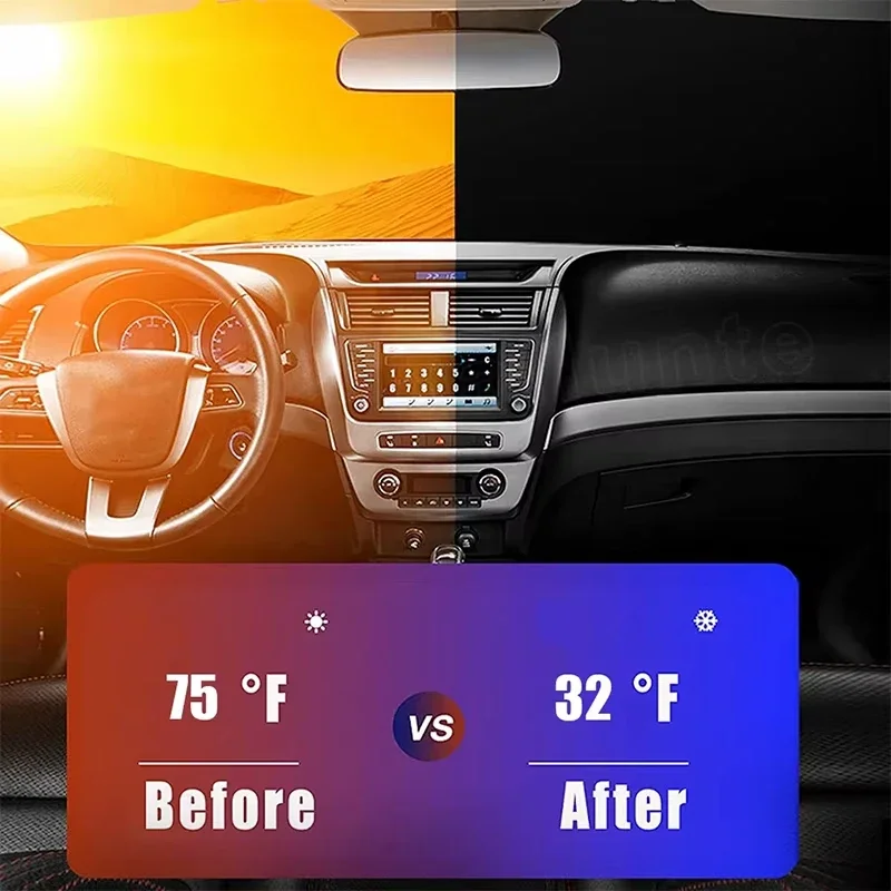 Car Sunshade UV Reflection Win - Car Sunshade Windshield Umbrella Foldable ulasan dan harga