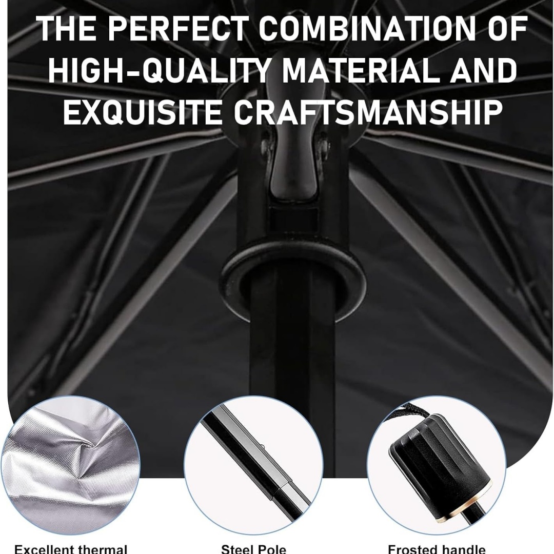 Windshield Sun Shade Umbrella, - Car Sunshade Windshield Umbrella Foldable ulasan dan harga