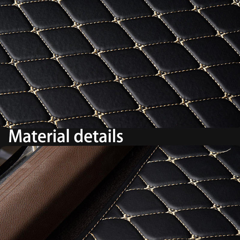 5Pcs Universal PU Leather Car  - Car Floor Mats Universal Waterproof Leather ulasan dan harga