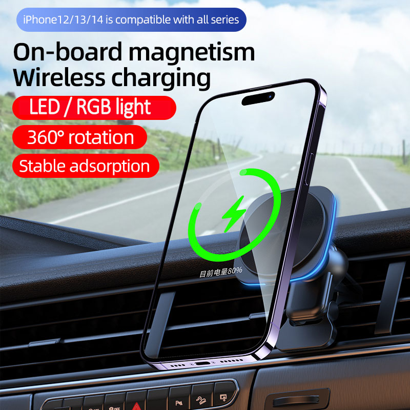 Car Fast Charging Mount Magnet - Wireless Car Charger Mount Fast Charging ulasan dan harga