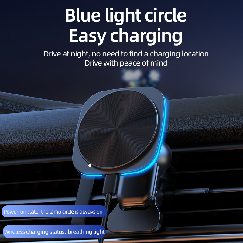 Car Fast Charging Mount Magnet - Wireless Car Charger Mount Fast Charging ulasan dan harga