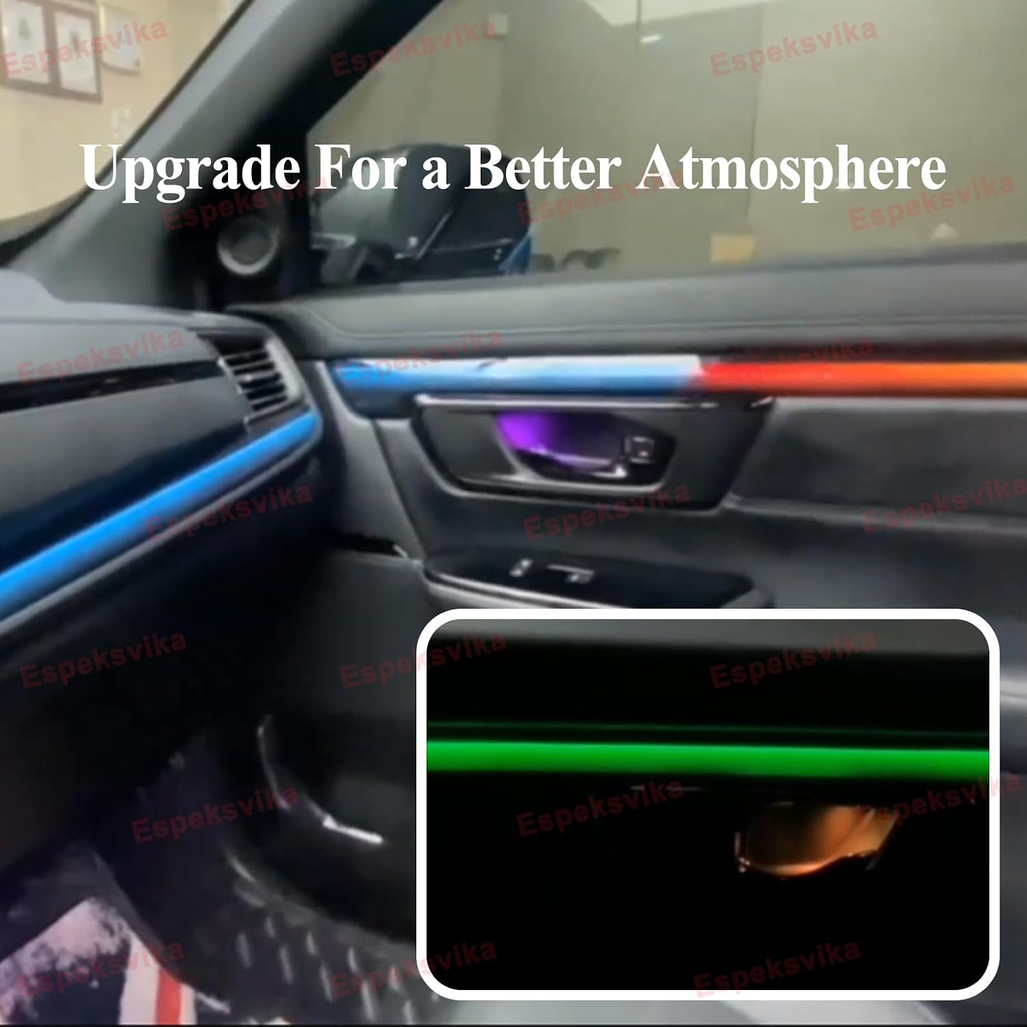 18 in 1 LED Ambient Lights for - Led Ambient Interior Car Lights App Control ulasan dan harga