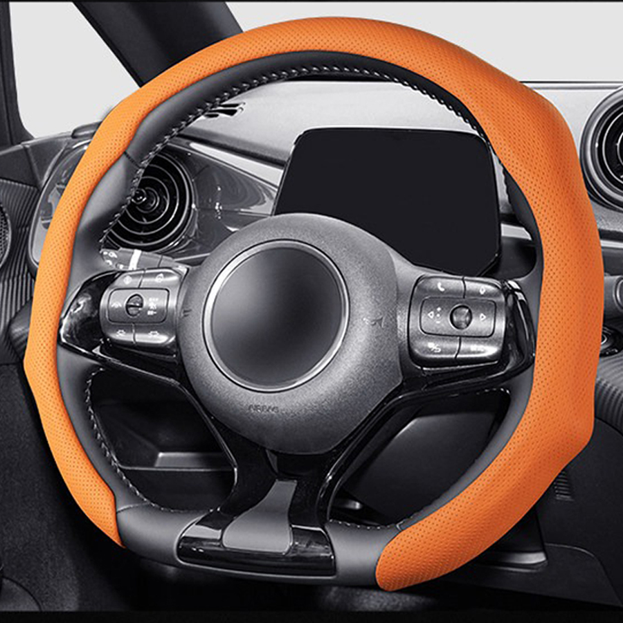NAPPA Leather Universal Car St - Car Steering Wheel Cover Anti Slip Breathable ulasan dan harga