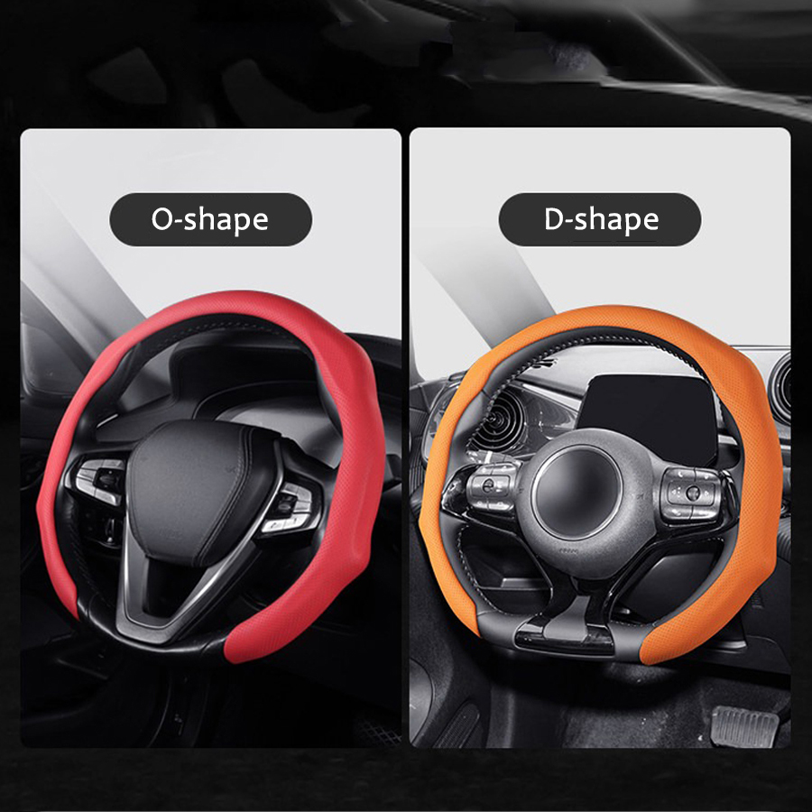 NAPPA Leather Universal Car St - Car Steering Wheel Cover Anti Slip Breathable ulasan dan harga
