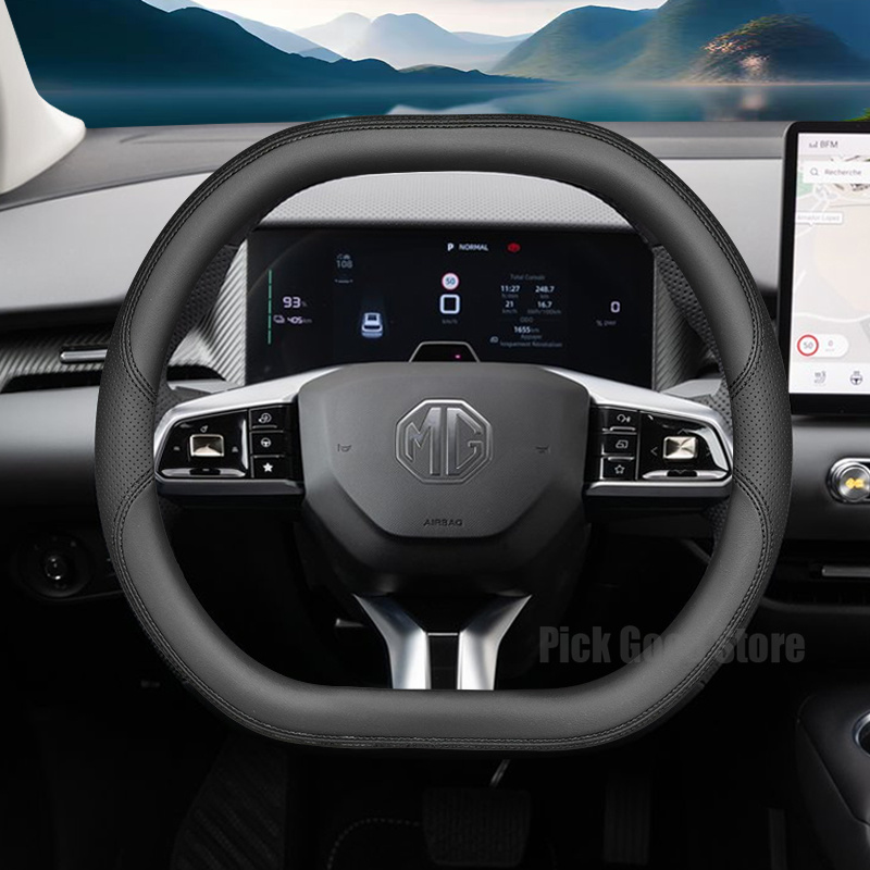Nappa Leather Car Steering Whe - Car Steering Wheel Cover Anti Slip Breathable ulasan dan harga
