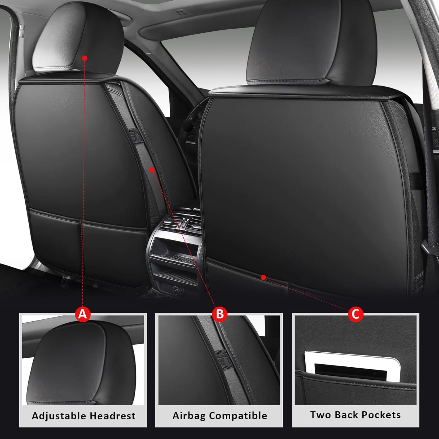 Universal Car Seat Protection, - Leather Car Seat Covers Full Set Universal ulasan dan harga