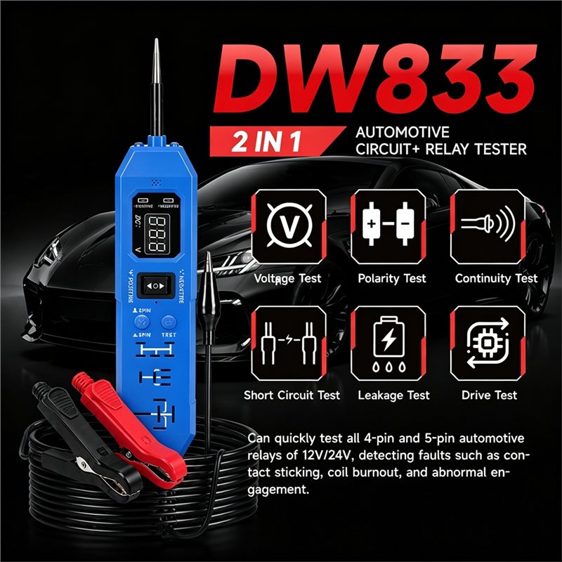 New DW833 2 In 1 LED Display A - Car Electronics ulasan dan harga