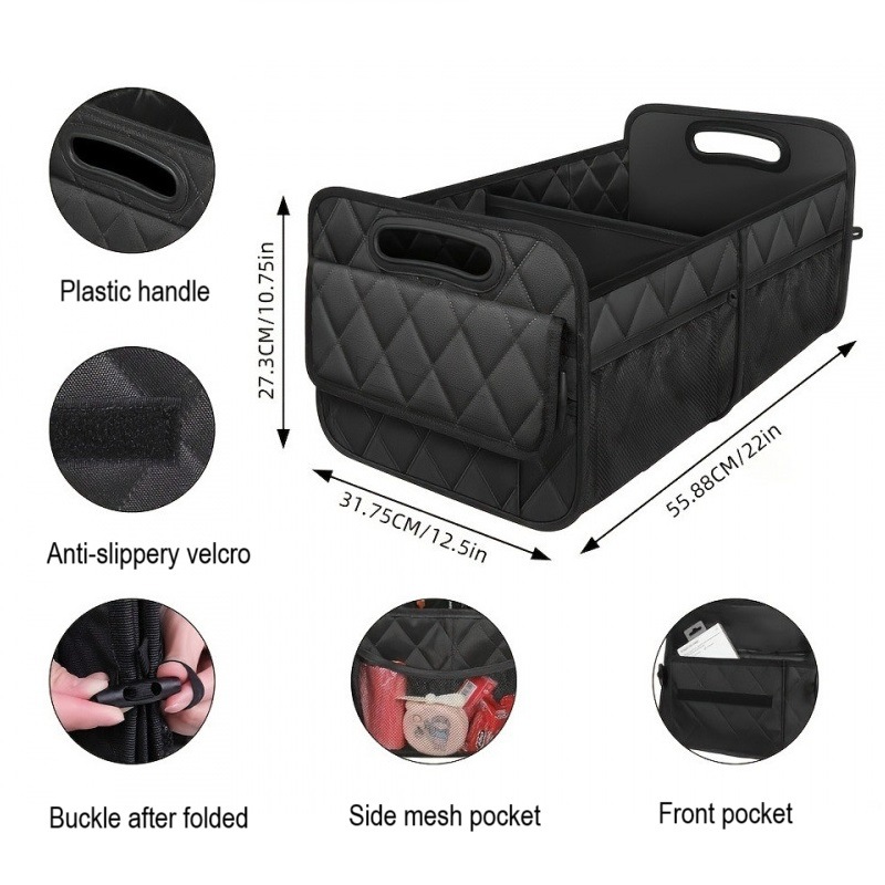 Car Trunk Organizer for SUV, C - Car Trunk Organizer Foldable Storage Box ulasan dan harga