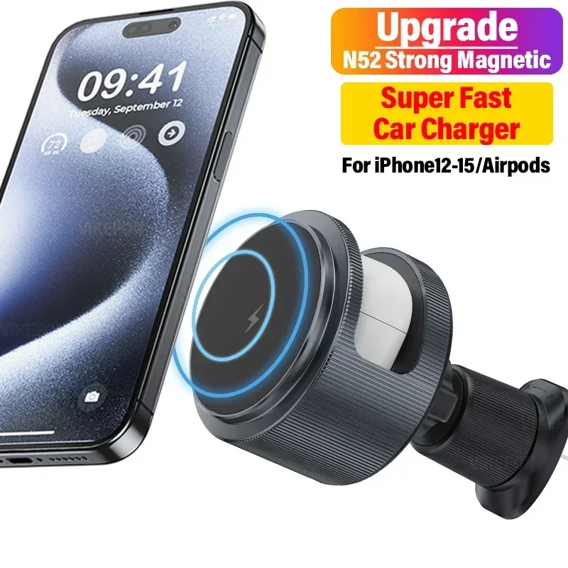 Car Magnetic Wireless Charger  - Wireless Car Charger Mount Fast Charging ulasan dan harga