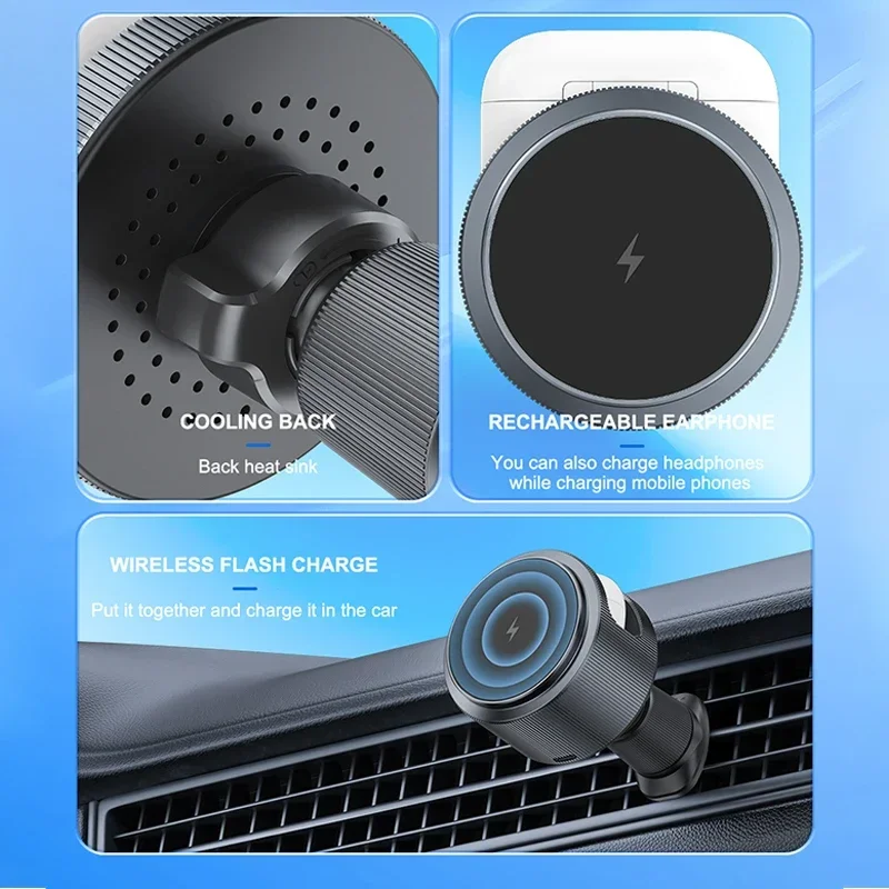 Car Magnetic Wireless Charger  - Wireless Car Charger Mount Fast Charging ulasan dan harga