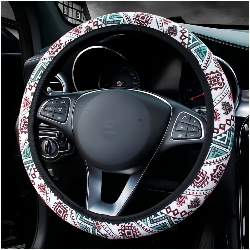 Bohemian Style Linen Car Steer - Car Steering Wheel Cover Anti Slip Breathable ulasan dan harga