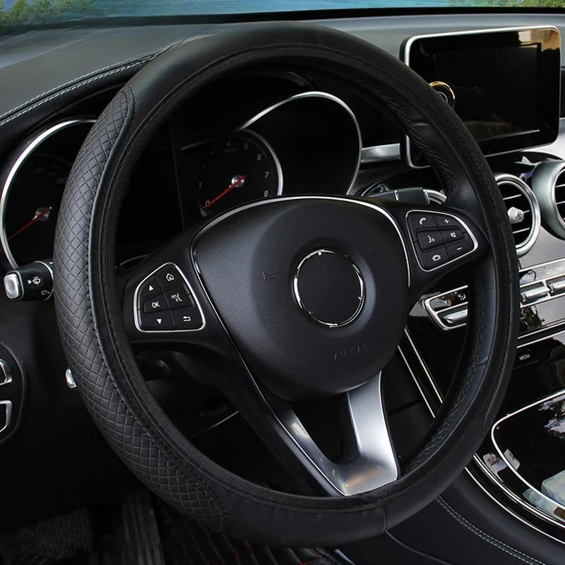 Car Steering Wheel Cover Anti  - Car Steering Wheel Cover Anti Slip Breathable ulasan dan harga