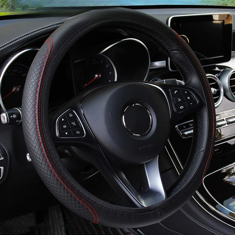 Car Steering Wheel Cover Anti  - Car Steering Wheel Cover Anti Slip Breathable ulasan dan harga