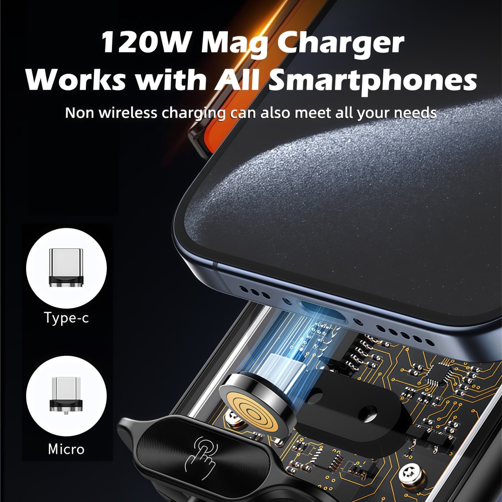 Vyvylabs Magnetic Wireless Car - Magnetic Phone Holder For Car Vent ulasan dan harga