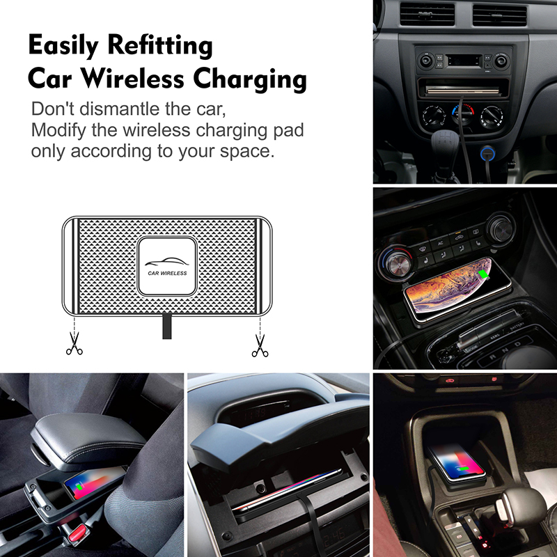 Car Wireless Charger Mat Silic - Wireless Car Charger Mount Fast Charging ulasan dan harga