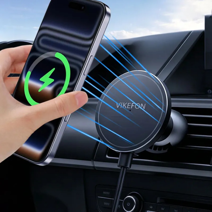 Car Wireless Charger Magnetic  - Magnetic Phone Holder For Car Vent ulasan dan harga