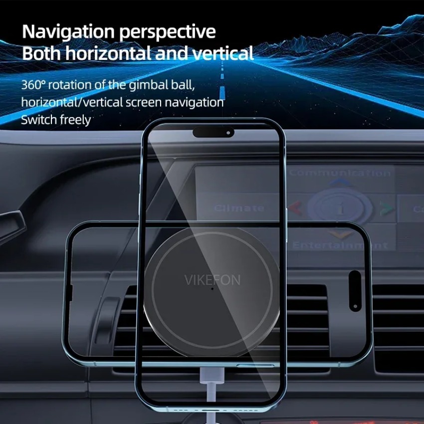 Car Wireless Charger Magnetic  - Magnetic Phone Holder For Car Vent ulasan dan harga