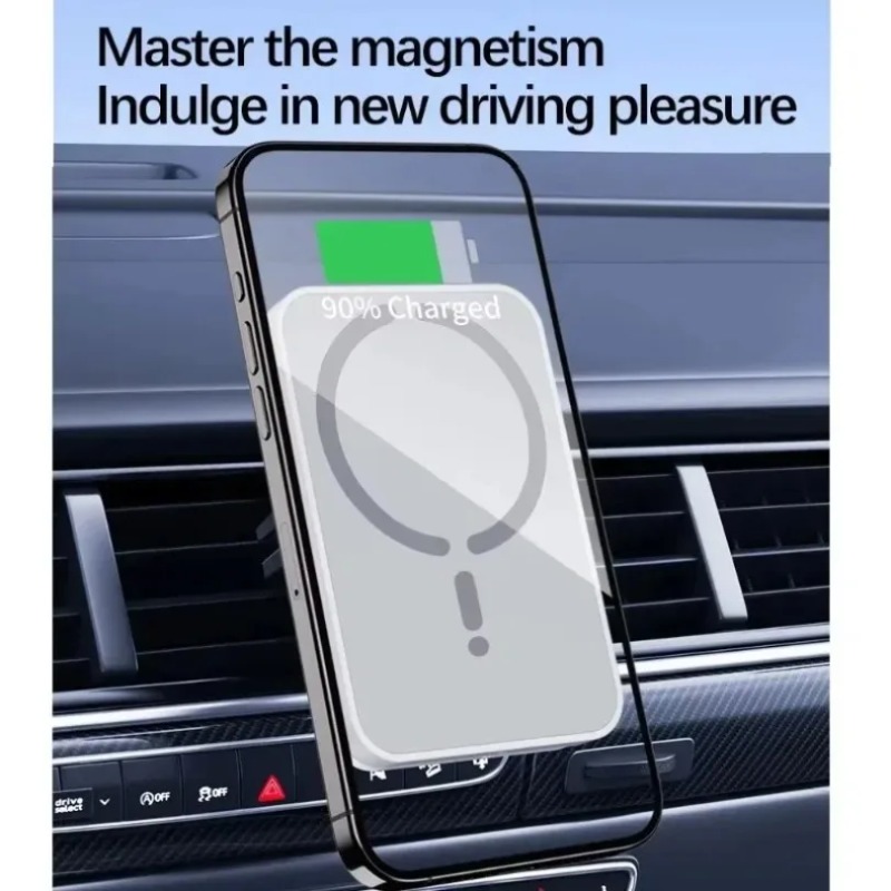30W Magnetic Car Wireless Char - Wireless Car Charger Mount Fast Charging ulasan dan harga