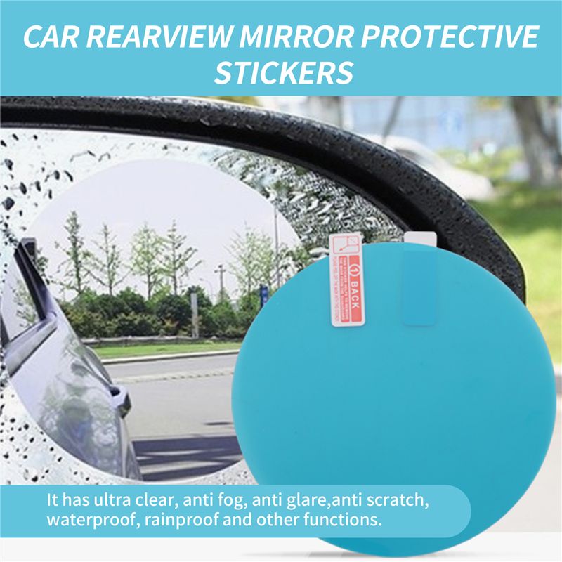 A10E-4Pcs Car Rearview Mirror  - Anti Glare Car Rearview Mirror Film ulasan dan harga