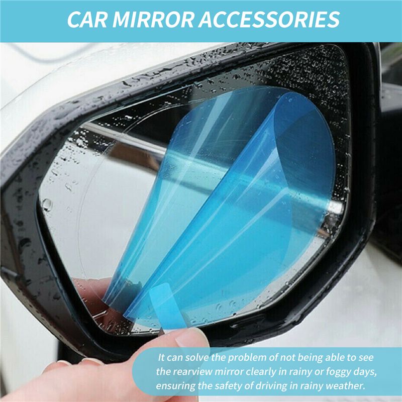 A10E-4Pcs Car Rearview Mirror  - Anti Glare Car Rearview Mirror Film ulasan dan harga