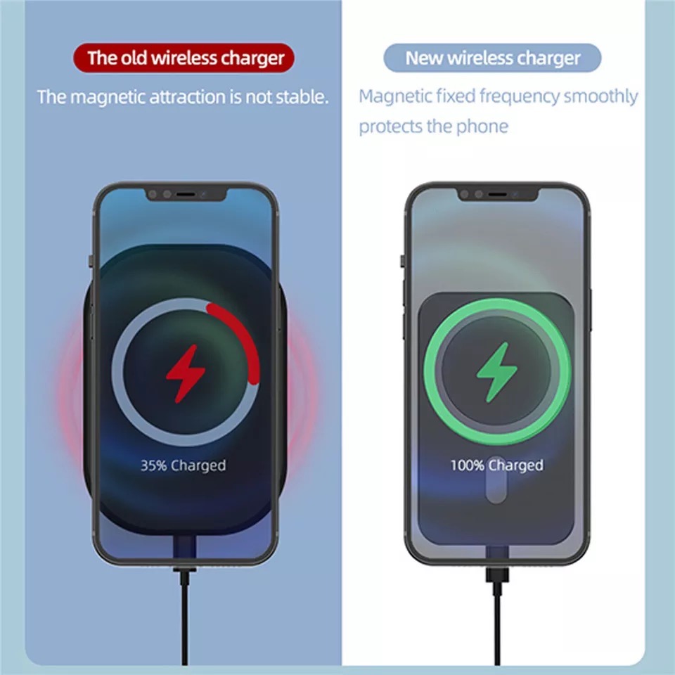 Wireless Charger Magnetic Car  - Wireless Car Charger Mount Fast Charging ulasan dan harga