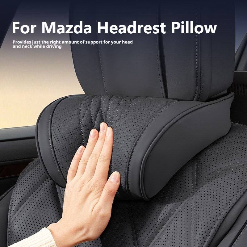 Memory Foam Nappa Leather, Car - Memory Foam Car Neck Pillow Lumbar Support ulasan dan harga