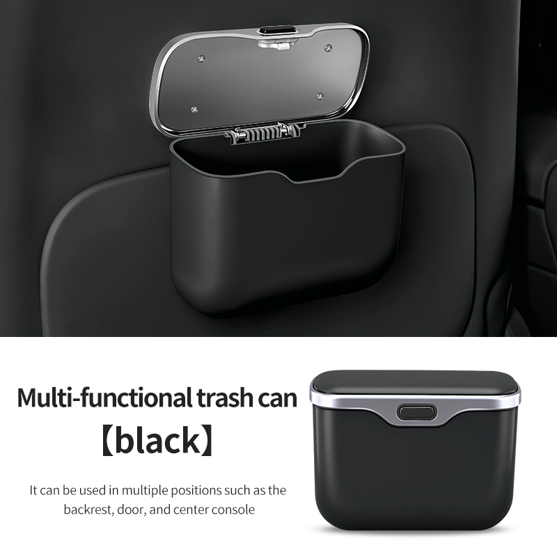 Car trash can with creative li - Waterproof Car Trash Can With Lid ulasan dan harga