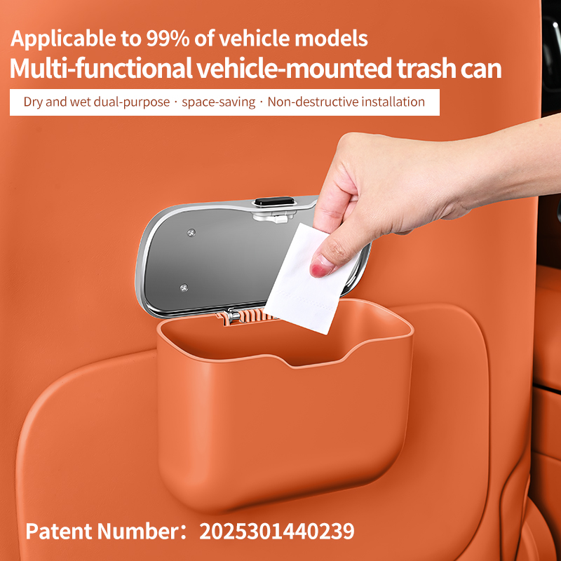 Car trash can with creative li - Waterproof Car Trash Can With Lid ulasan dan harga