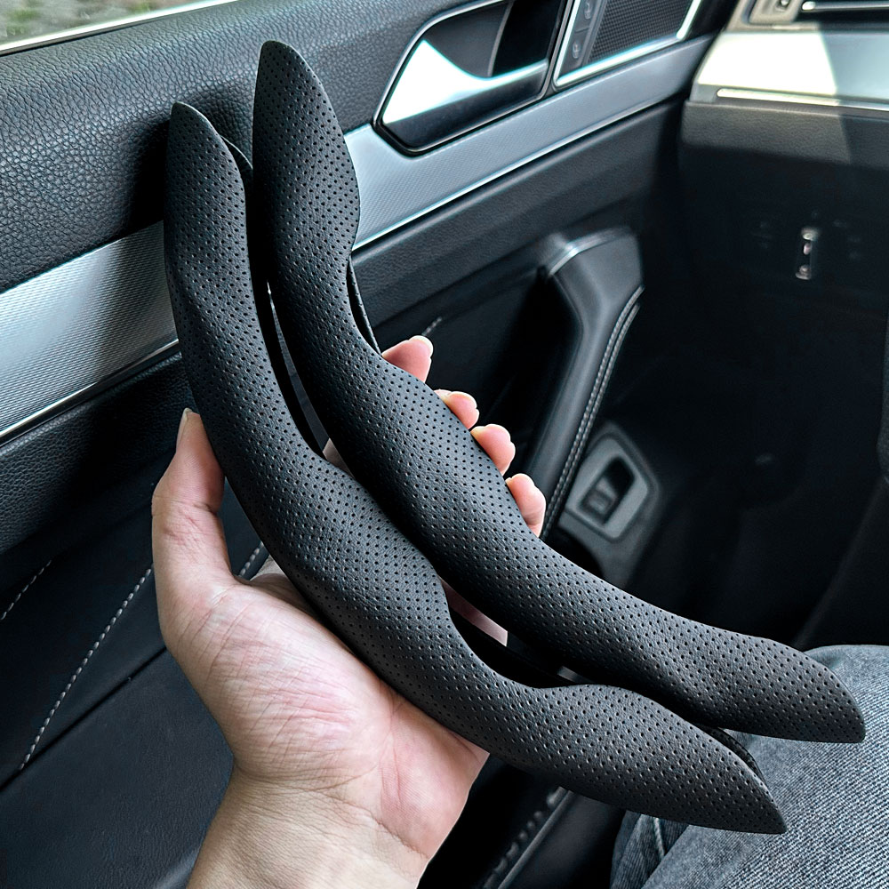 Universal D-shaped Round Car S - Car Steering Wheel Cover Anti Slip Breathable ulasan dan harga