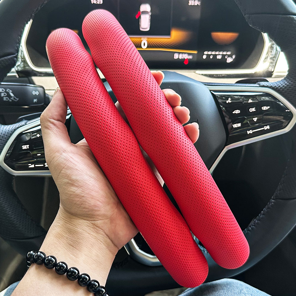 Universal D-shaped Round Car S - Car Steering Wheel Cover Anti Slip Breathable ulasan dan harga