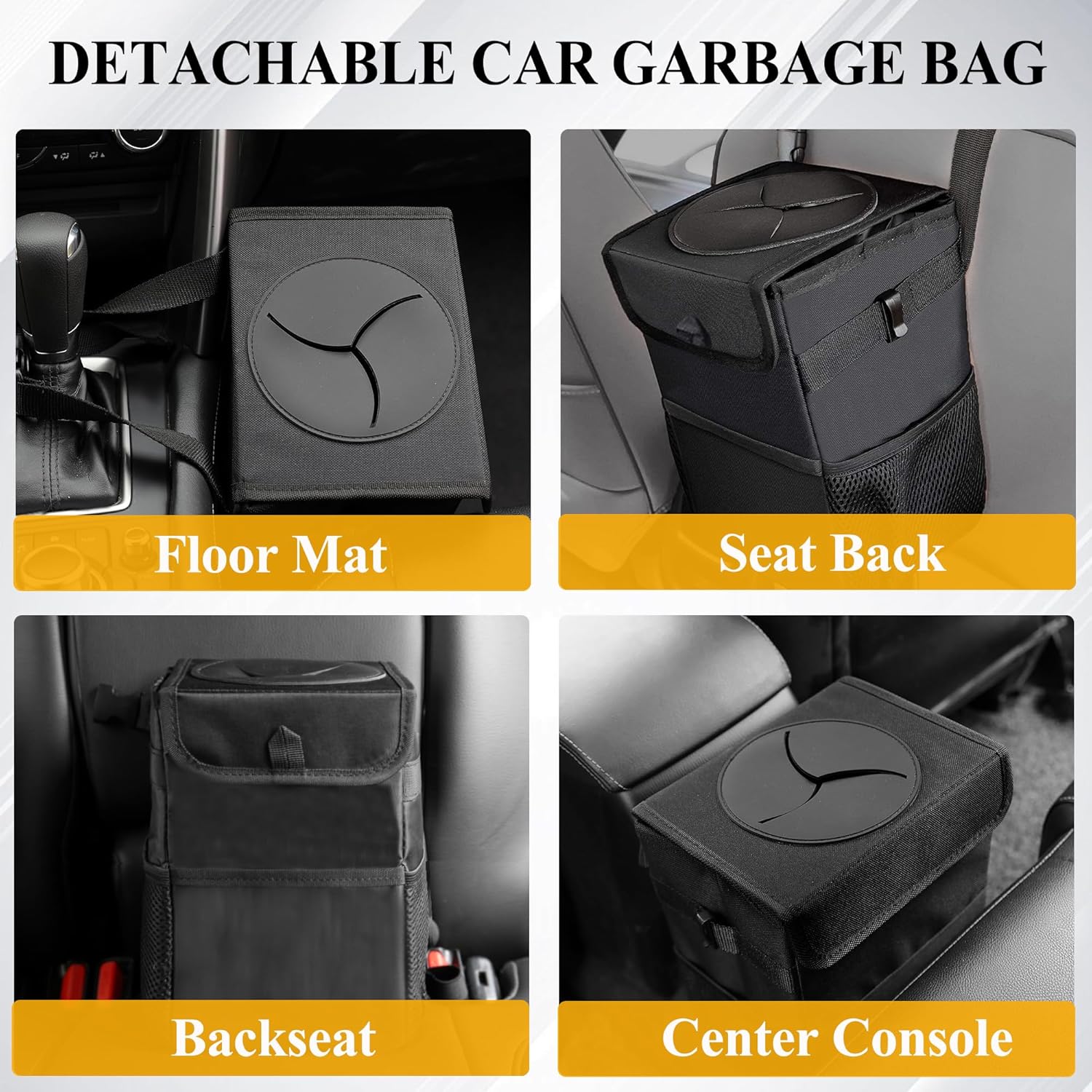 3-in-1 Car Trash Can with Lid  - Waterproof Car Trash Can With Lid ulasan dan harga