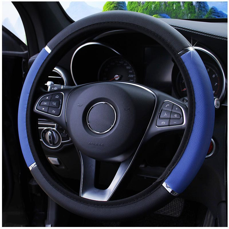 New Anti Slip Auto Decoration  - Car Steering Wheel Cover Anti Slip Breathable ulasan dan harga