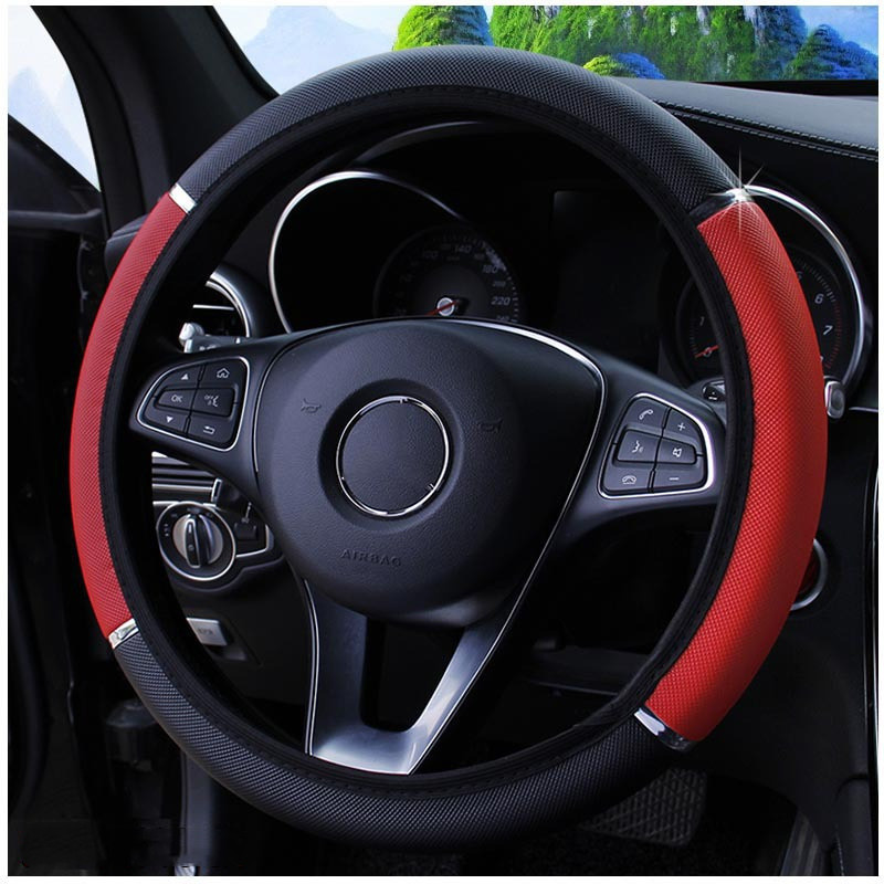 New Anti Slip Auto Decoration  - Car Steering Wheel Cover Anti Slip Breathable ulasan dan harga
