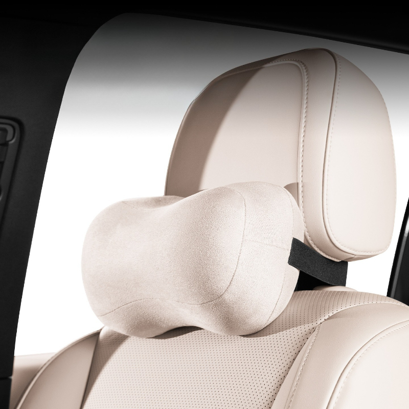 Suede Car Neck Pillow Lumbar S - Memory Foam Car Neck Pillow Lumbar Support ulasan dan harga