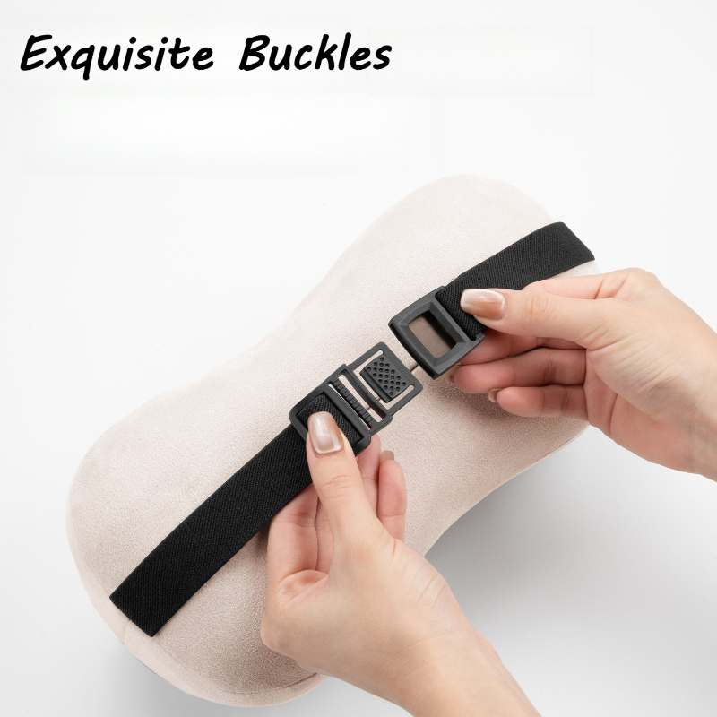 Suede Car Neck Pillow Lumbar S - Memory Foam Car Neck Pillow Lumbar Support ulasan dan harga