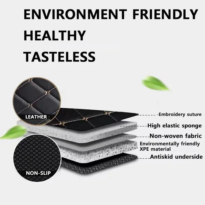 Leather Car Floor Mats For Jee - Car Floor Mats Universal Waterproof Leather ulasan dan harga