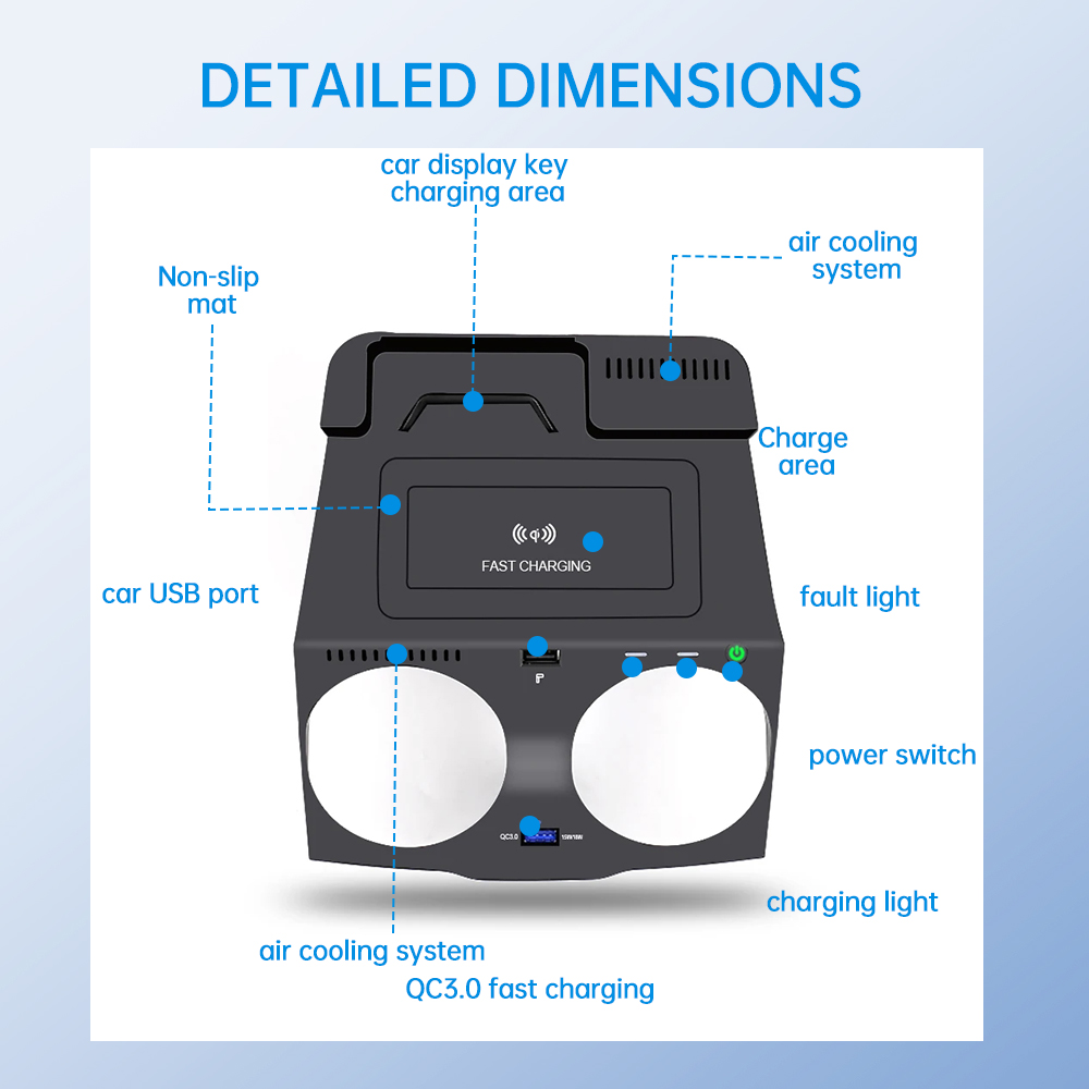 For BMW 5 6 Series G30 G38 G32 - Wireless Car Charger Mount Fast Charging ulasan dan harga