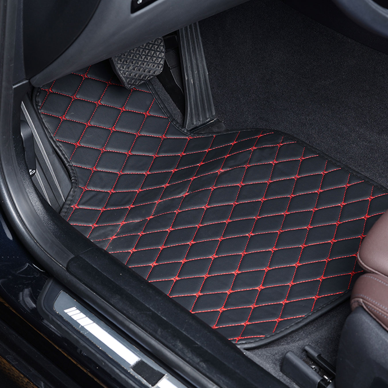 Car Floor Mats Full Set Univer - Car Floor Mats Universal Waterproof Leather ulasan dan harga