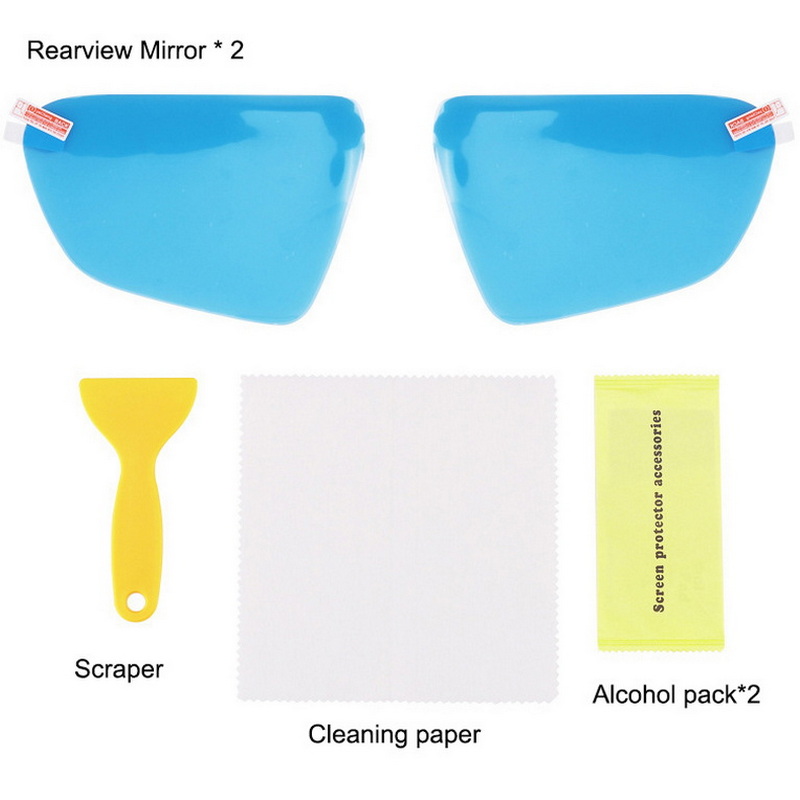 2pcs Rearview Mirror Rainproof - Anti Glare Car Rearview Mirror Film ulasan dan harga