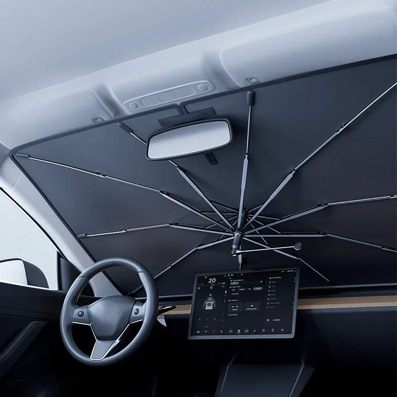 Car Umbrella Windshield Sunsha - Car Sunshade Windshield Umbrella Foldable ulasan dan harga