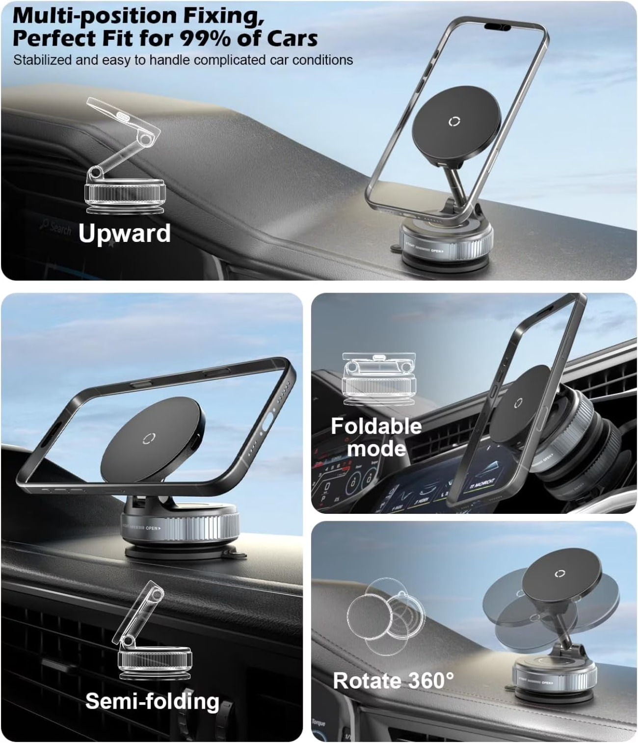 15W Wireless Fast Charger Car  - Wireless Car Charger Mount Fast Charging ulasan dan harga