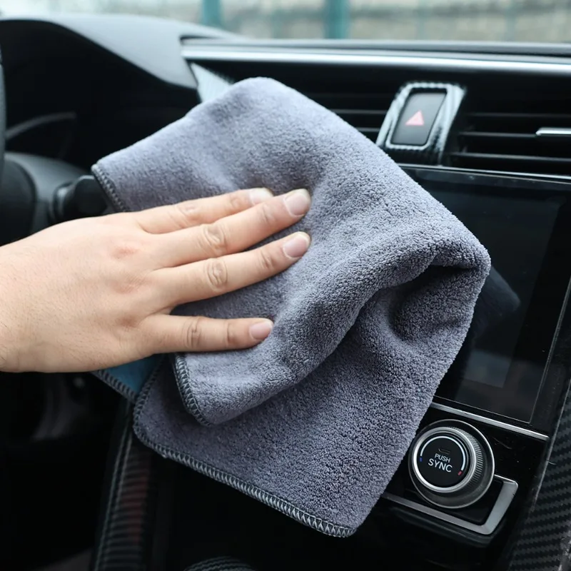 Microfiber Cleaning Towel Supe - Microfiber Car Drying Towel Super Absorbent ulasan dan harga