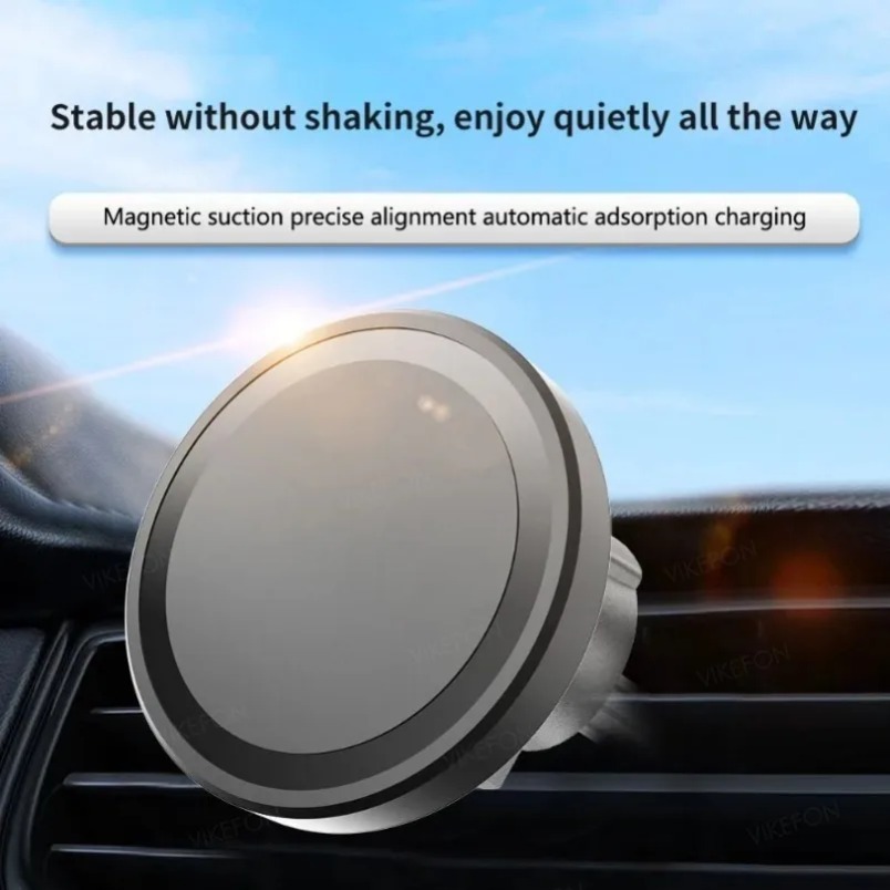Car 15W Magnetic Wireless Char - Magnetic Phone Holder For Car Vent ulasan dan harga